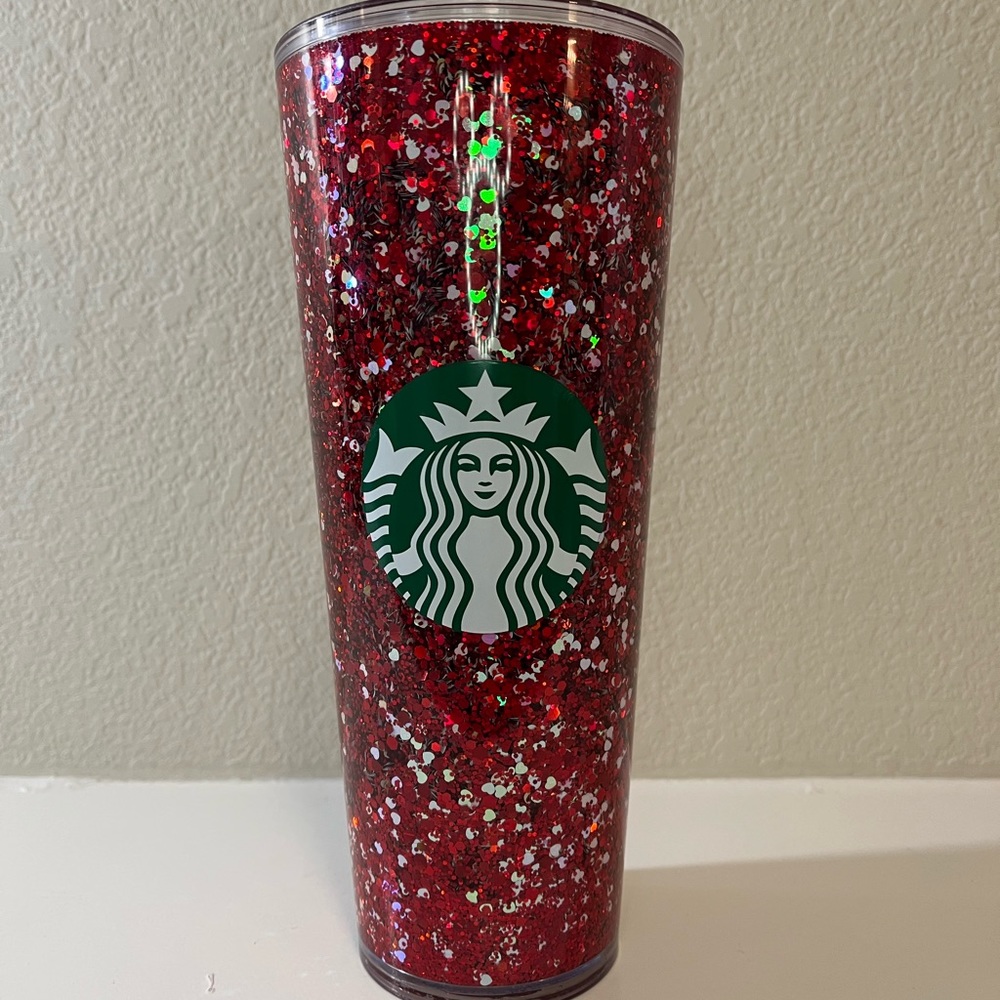 Red Rose Valentine’s Snow Globe Cup